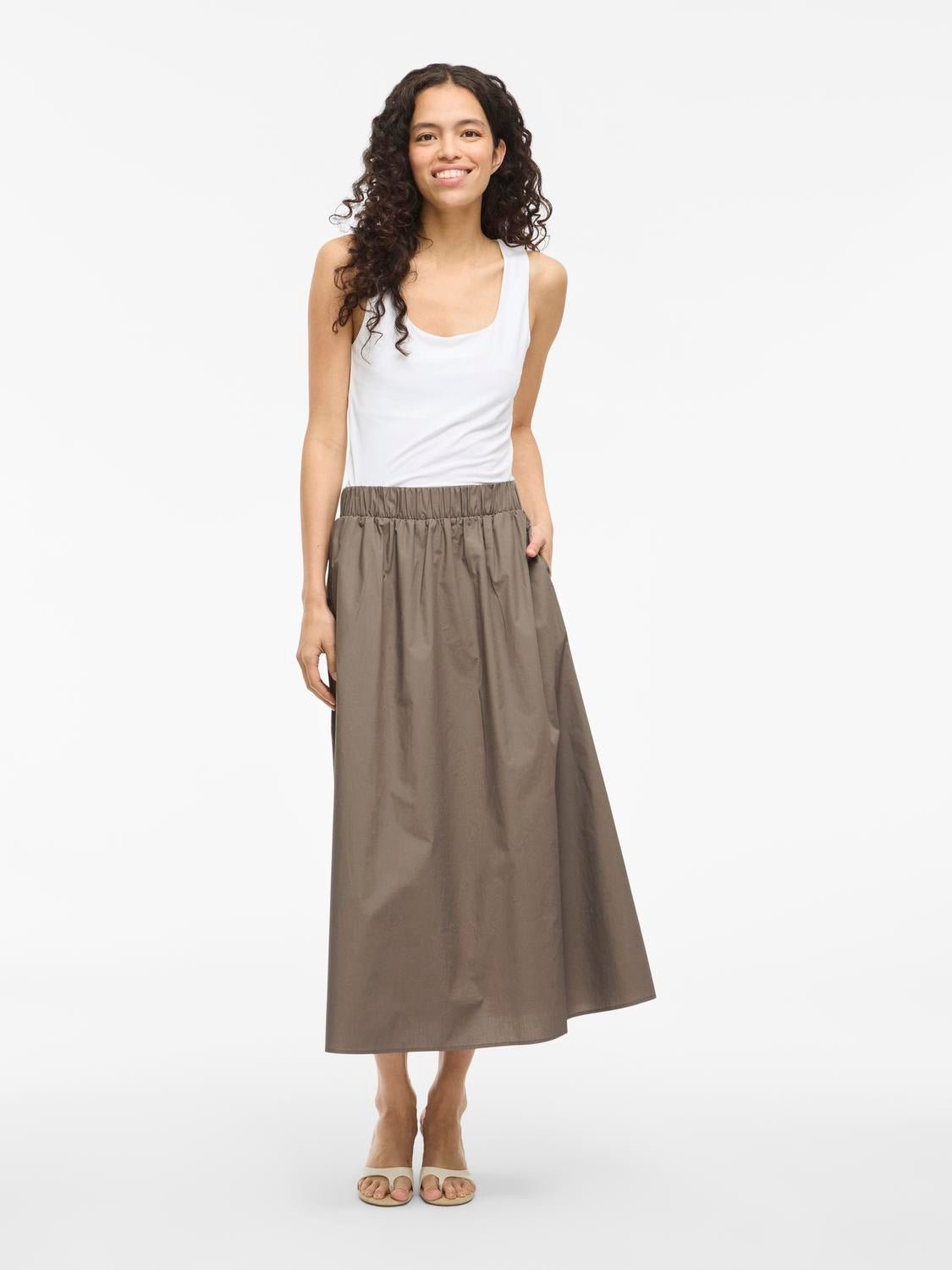 VISOPHIE Long Skirt - Falcon - VERO MODA & VILA Bergvik